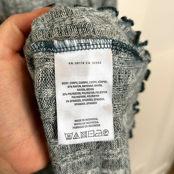 Anthropologie Akemi & Kin Heathered Chateaux Longline Duster Cardigan - Picture 9 of 16